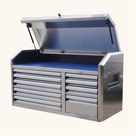 kobalt top tool box stainless steel|lowe's stainless steel tool box.